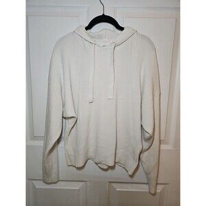 Women's Cyrus Cream Pullover Sweater Hoodie Large